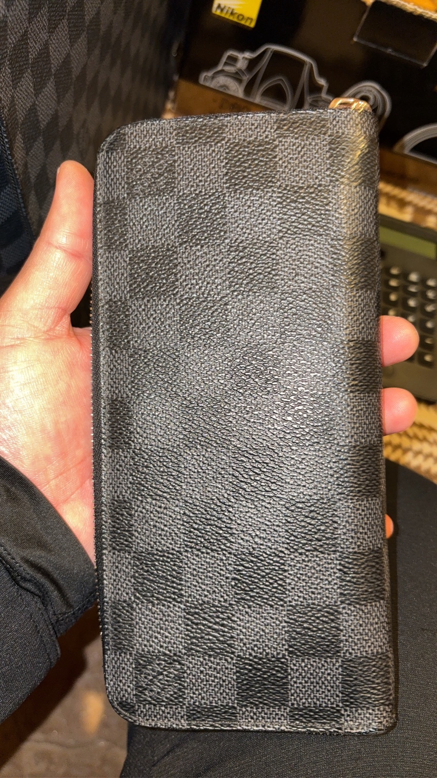 静岡県でお買取りしたルイ・ヴィトンのダミエ柄財布