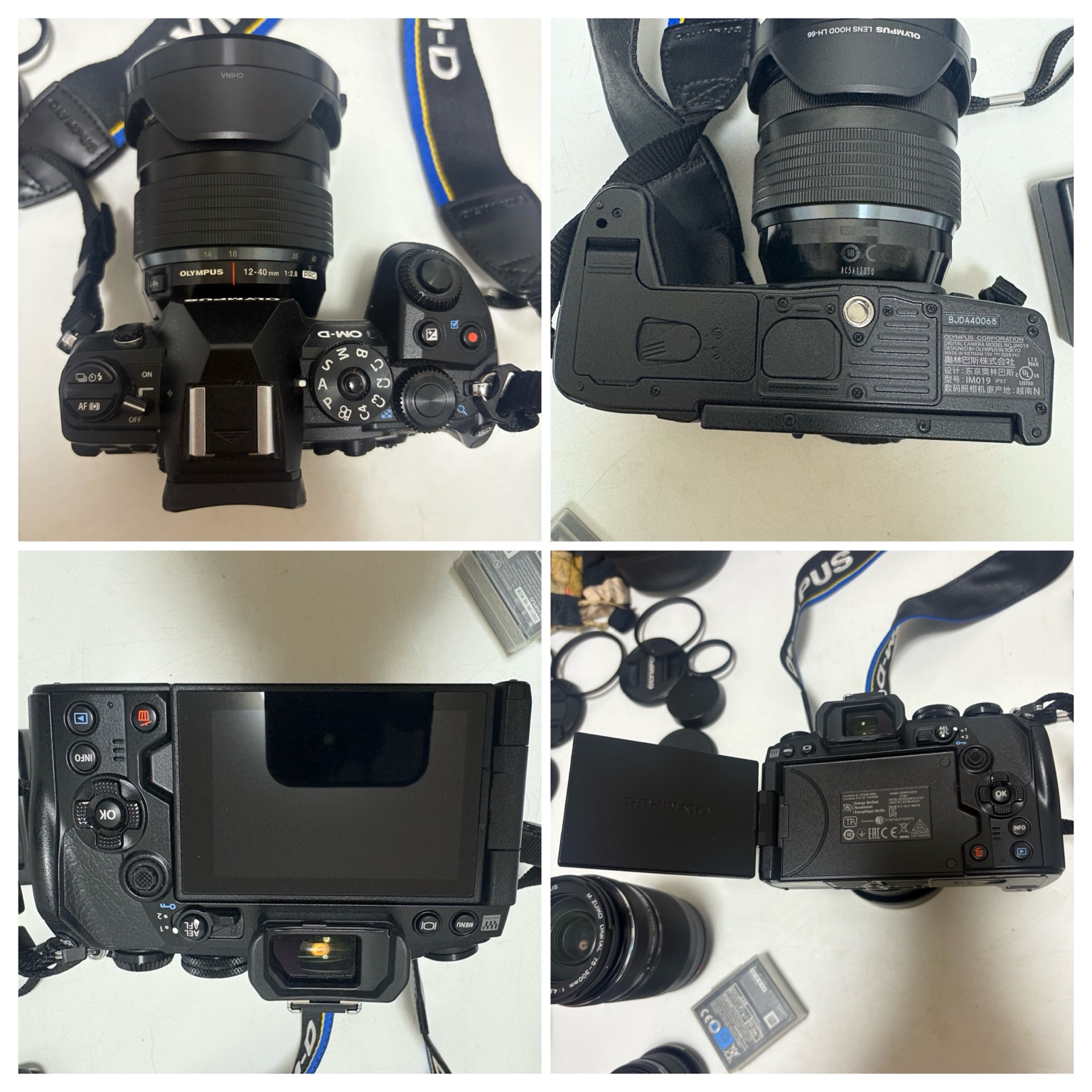 OLYMPUS OM-D E-M1 Mark III本体の外観と液晶モニター
